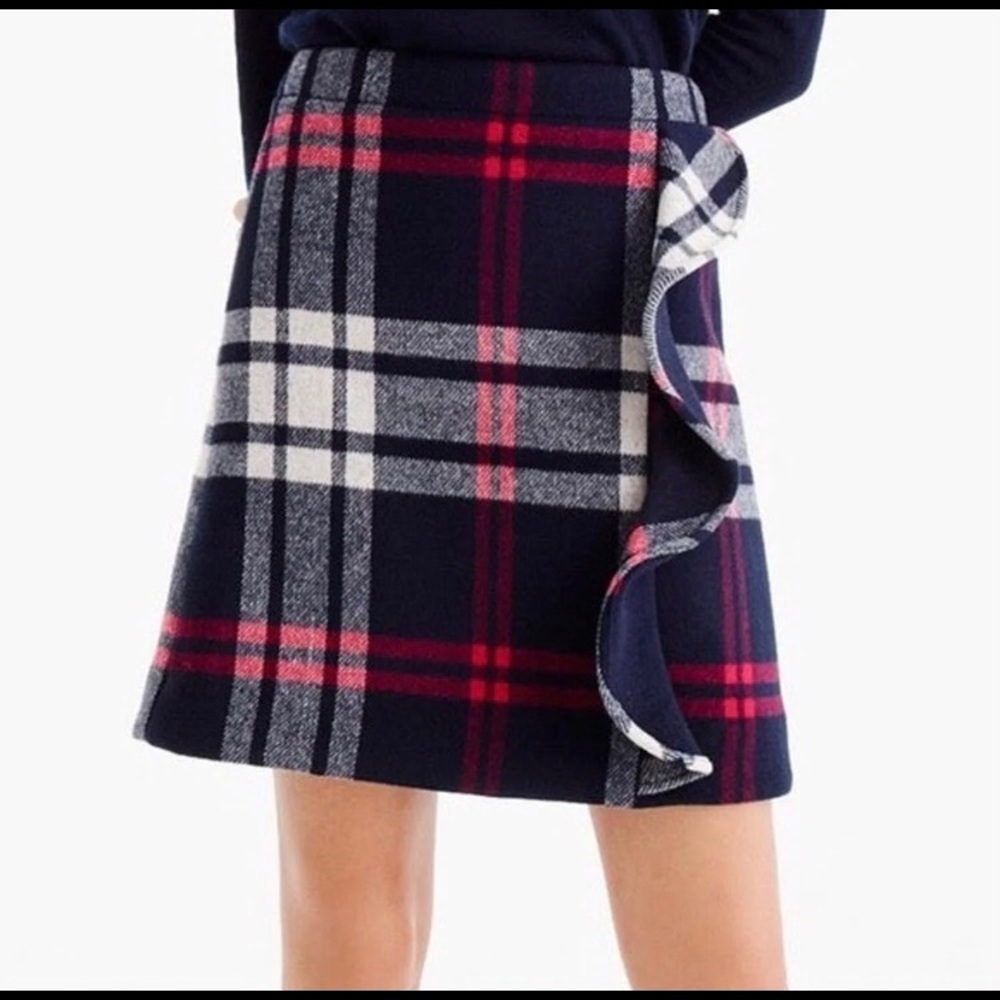 J.Crew plaid skirt